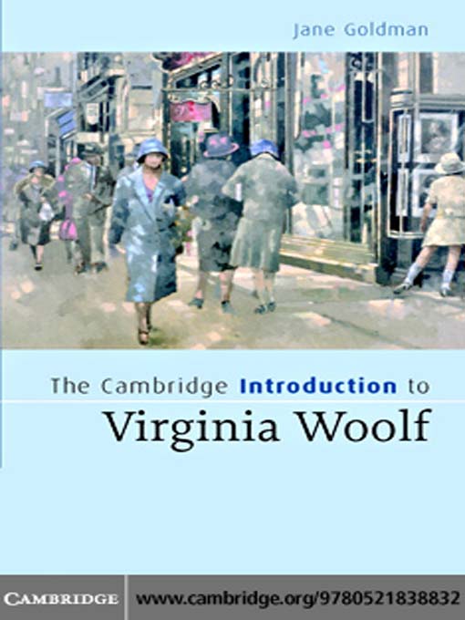 Title details for The Cambridge Introduction to Virginia Woolf by Jane Goldman  - Available